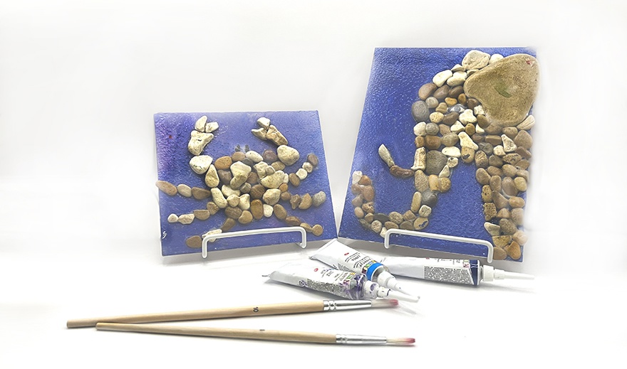 Картины из морских камней