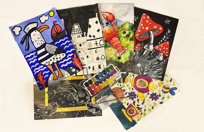 Курс ИЗО для детей 7-9 лет