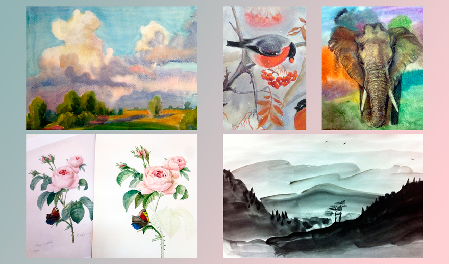 Курс "Рисование акварелью"